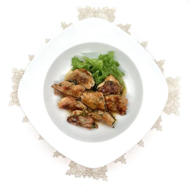 《サルティンボッカ》手軽にイタリアン！鶏肉もも肉と大葉（シソ）と生ハム巻きのレシピ