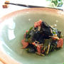 「信州生まれのなめ茸」わかめを美味しく頂く♡叩き梅のなめ茸和え