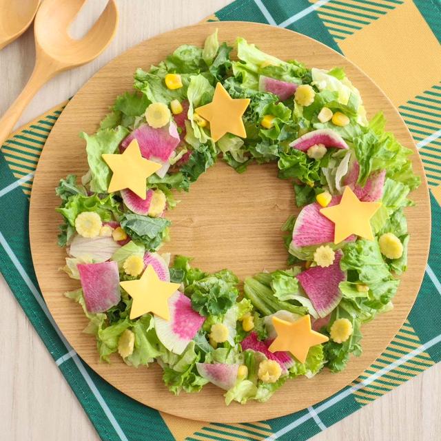 ＊【サラダクラブ】新発売！“旬を味わうサラダ”でリースサラダ＊