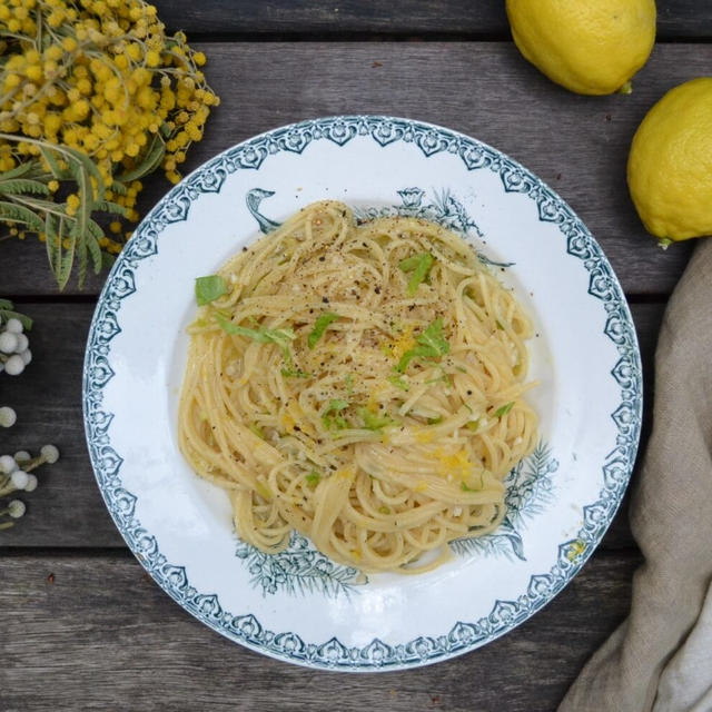One Pot Lemon Spaghetti ワンポットレモンスパゲッティー