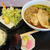 ちょっと豪華な天ぷら蕎麦（赤城国際CC）