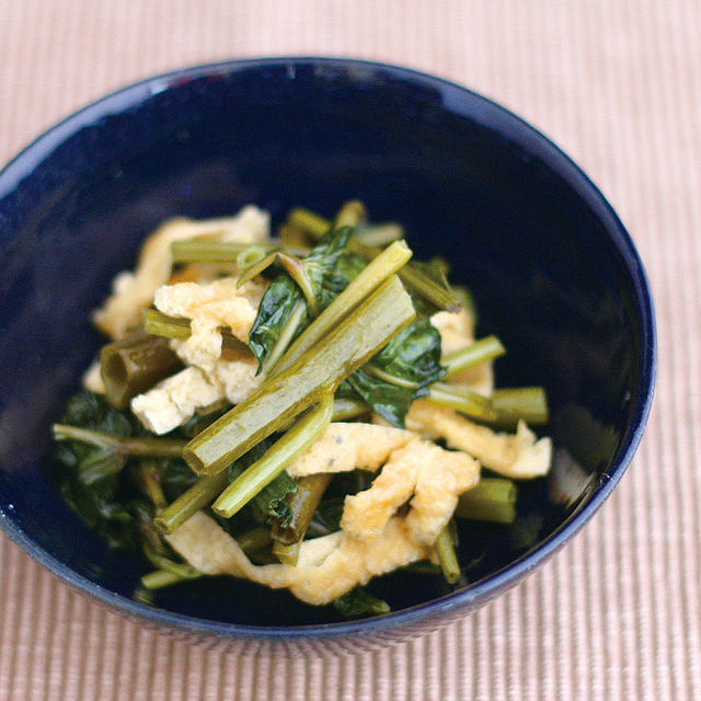 ホットクックで空芯菜炒め