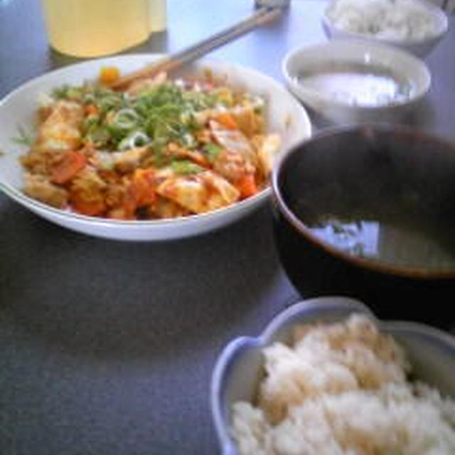 麻婆キャベツのレシピ♪麻婆の心理学。