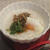 もち麦おかゆ　牛肉ごぼうのしぐれ煮のせ