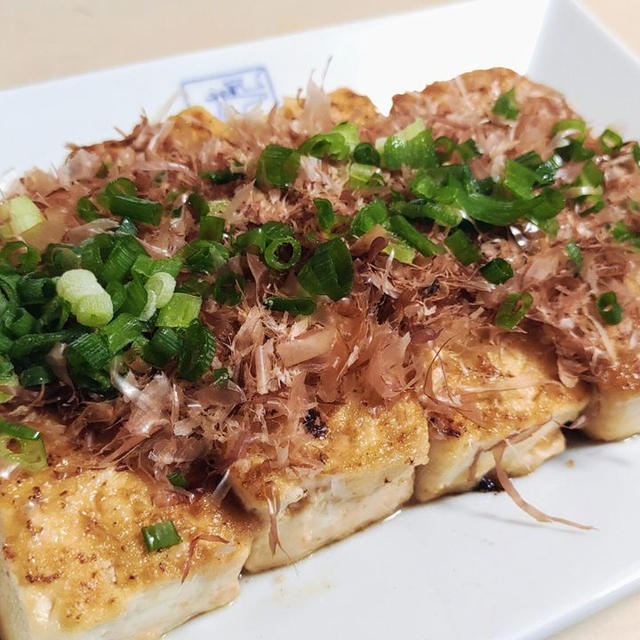【麺つゆで簡単】豆腐ステーキ