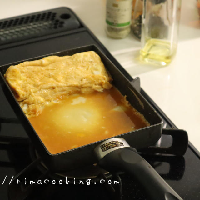 長男君の手作り朝ごはん