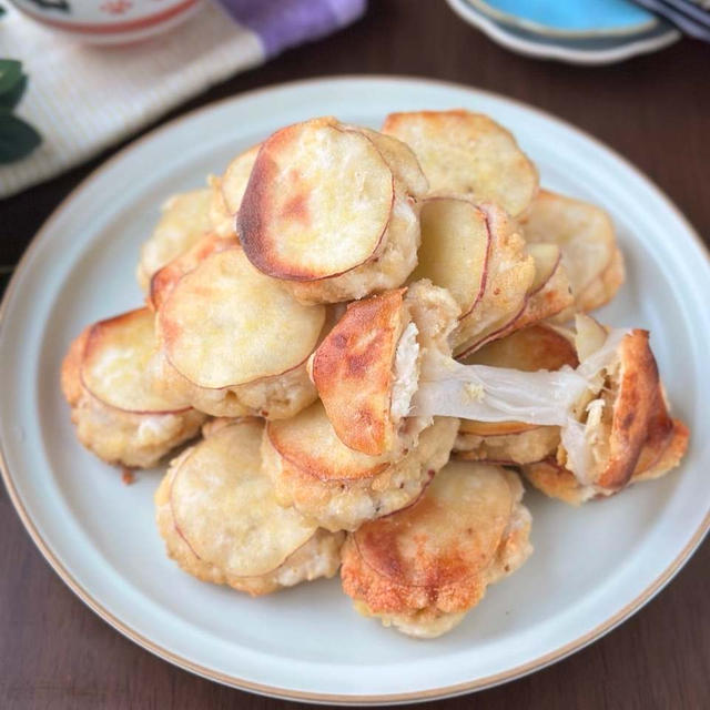 今の季節にぜひ☆鶏むね肉と凍り豆腐のパリパリさつま餅チキン