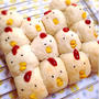 お砂糖なし！もっちりごはんパンで作るにわとりのちぎりパン