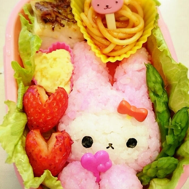 幼稚園のお弁当❤マイメロディーコリラックマ？