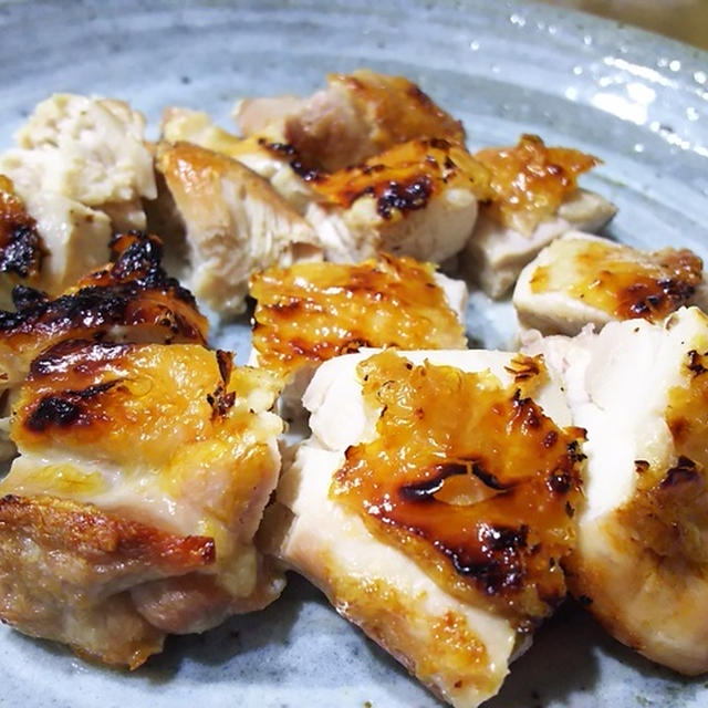 鶏もも肉のパリパリ焼き(＾◇＾)