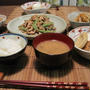豚肉といんげんのゴマ味噌炒め