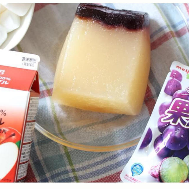 脳がバグる！？見た目がプリン過ぎる「巨大リンゴゼリー」は手軽に作れてインパクト大！