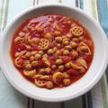 ＜イギリス料理・レシピ＞ ヒヨコ豆とパスタのスープ【Chickpea and Pasta Soup】