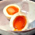半熟卵の味玉（角煮のオマケ）