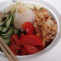 お昼にぴったり♪かきあげうどん