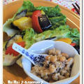 保存食にも★梅風味の酸っぱウマイ肉味噌・・・カラフル野菜でレタス包み♪