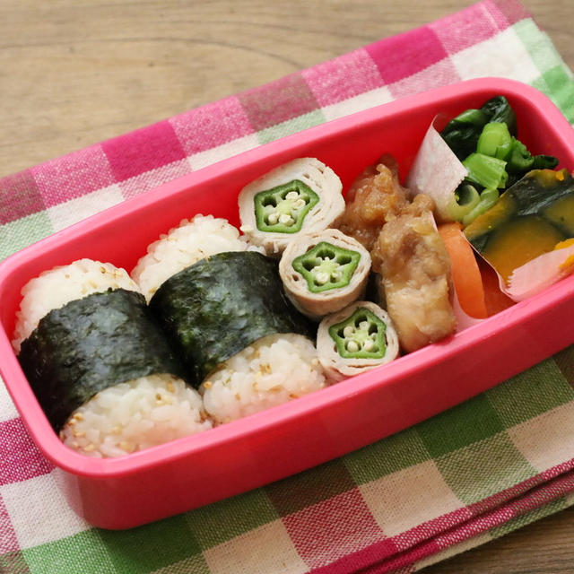 レンジでお弁当の作り置きレシピ。オクラの肉巻き