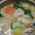 レシピ　鶏むね肉とコロコロ野菜の豆乳鍋
