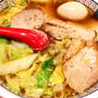 神座のラーメンと猫草