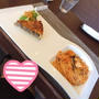 キノコと野菜のパイ＆ムール貝のトマトソース