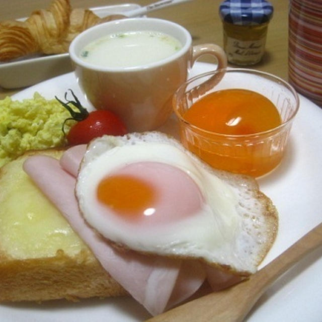 朝ご飯のような晩ご飯☆
