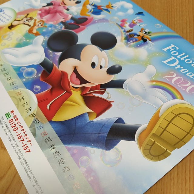 第一生命カレンダー2020☆ミッキーをさがせ！ネタバレ