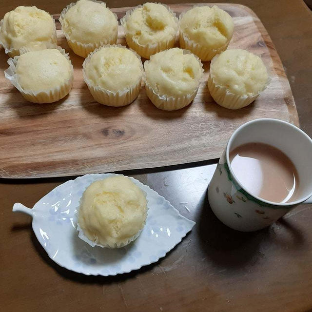 チーズとホットケーキミックスがあれば、チーズ蒸しパン