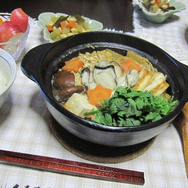 今年ラスト～朝ごはん日記　土鍋でほっこり♪
