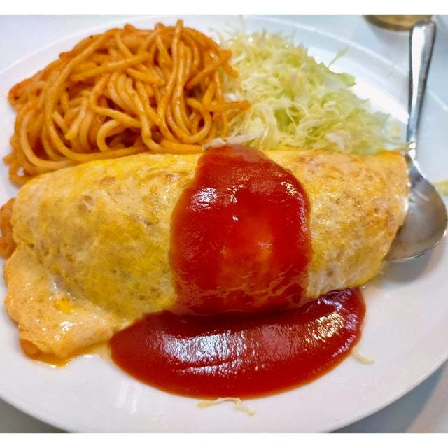 行列必至のオムライス！老舗洋食「むさしや」@ニュー新橋ビル