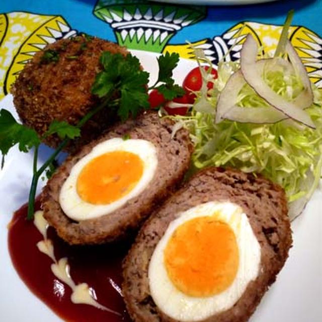 子供も大好き！チーズでふんわり柔らかスコッチエッグ！！