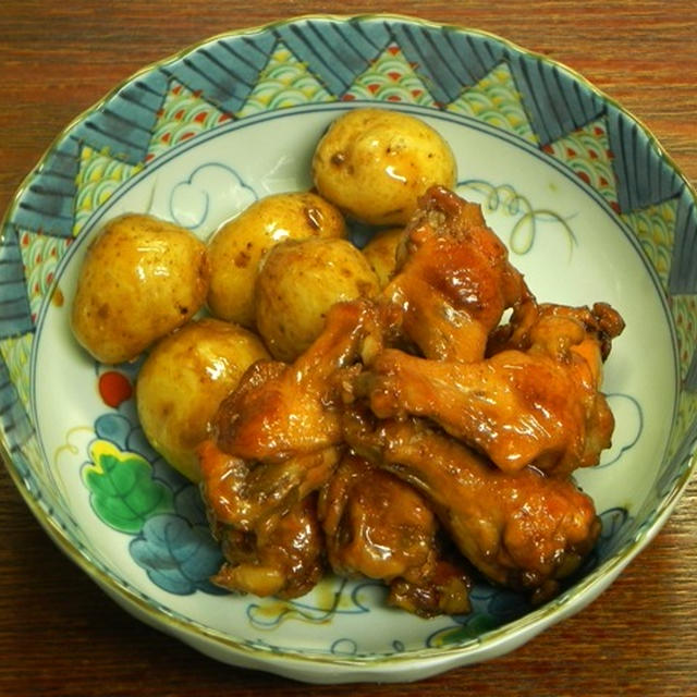 新じゃがと鶏のうま煮