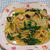 大根の抜き菜の和風パスタ（創作パスタ）