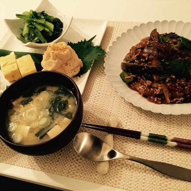 麻婆茄子とか