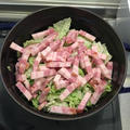 新春！ストウブで炊飯と白菜ベーコンの重ね煮。