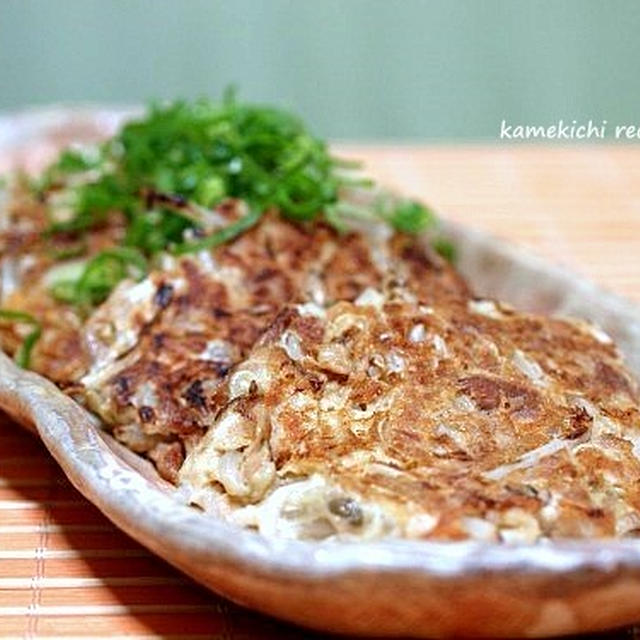 もやしとツナのマヨお焼き＆「ある日の食卓と遊びのパスタ」