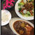 ビーフシチューのサイドメニューは野菜たっぷりの焼肉サラダ～♪♪