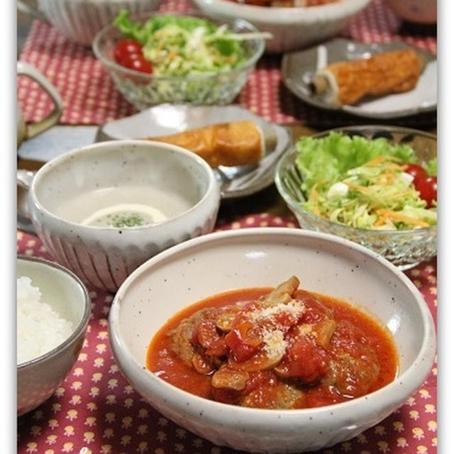 ミニハンバーグのトマト煮