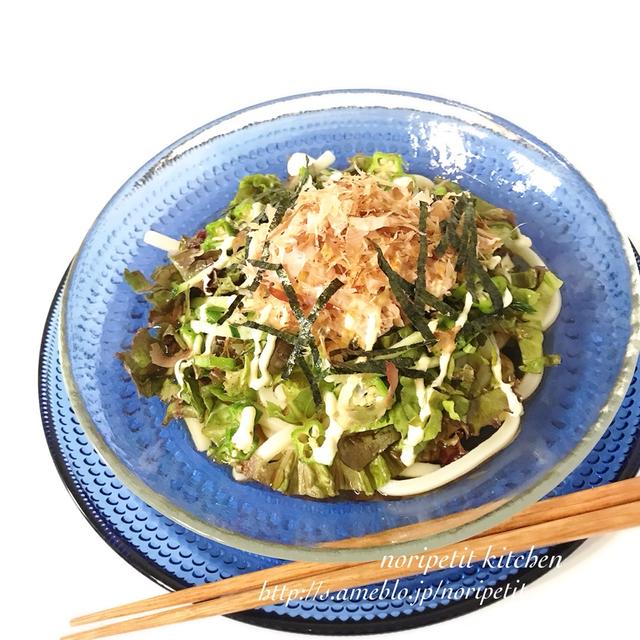 夏のお昼ごはんに♡超簡単♡サラダうどん