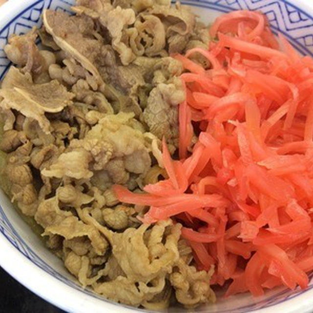 久しぶり吉野家の牛丼