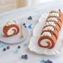 シフォンケーキみたいなココアロールケーキ