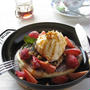 ストウブ ホットプレートで♪ あまおう苺のパンケーキ