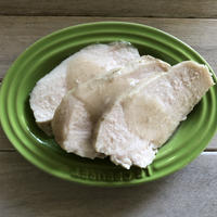 にんべんレモンソテーで♪しっとりサラダチキン