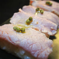 しゃぶしゃぶ豚肉で作る、豚肉のにぎり寿司