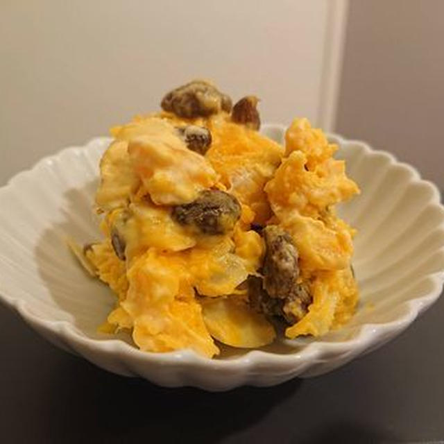 かぼちゃサラダのトッピング