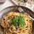 新玉ねぎとしいたけのアンチョビパスタ