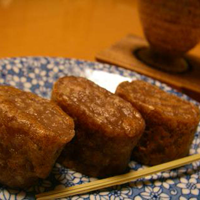 オートミールであずきのういろう風