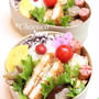 お弁当　デミグラスソースの煮込みハンバーグ