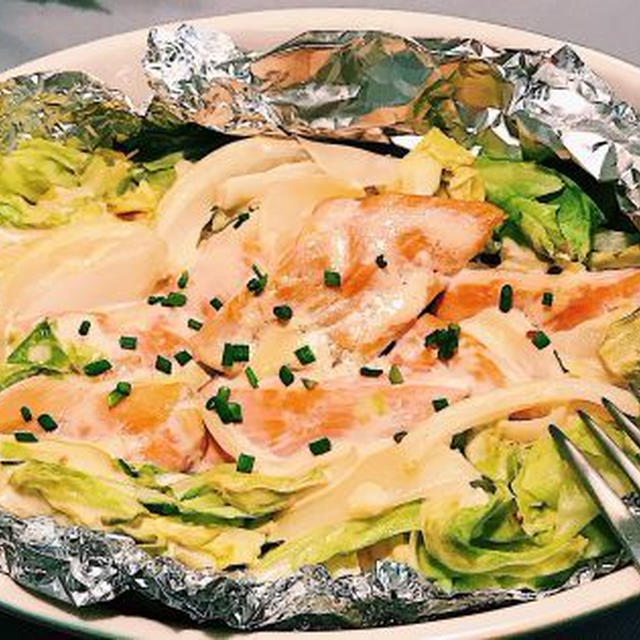 簡単絶品♡鮭の味噌マヨホイル焼きの人気レシピ