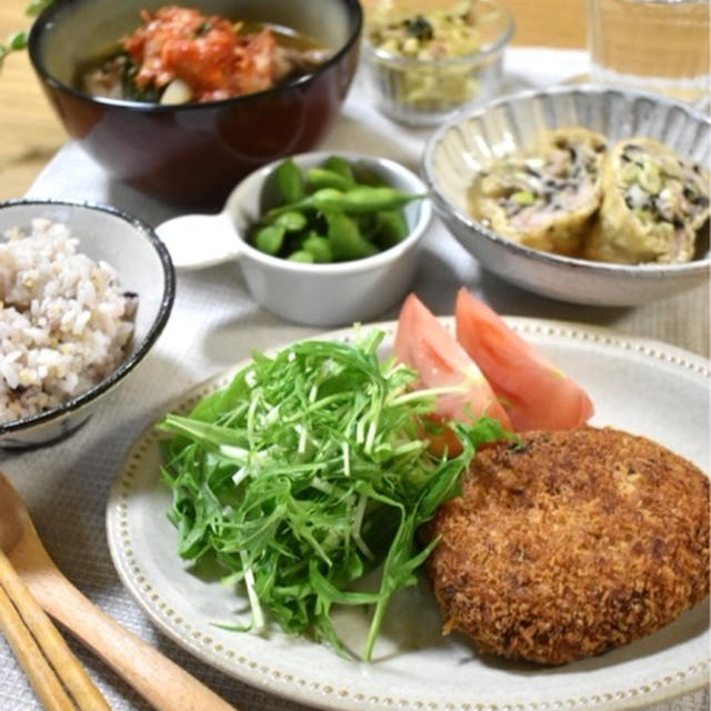 今日はこれでいいか！言い訳しながらできるだけ〜の晩ごはん。