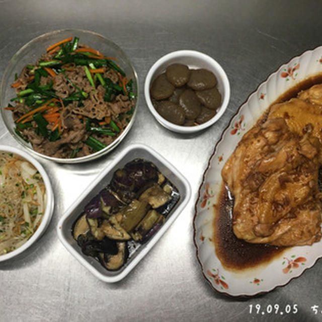 昨日の晩ごはんと作り置きと塾前丼。（※ちゃんとしてないやつ）